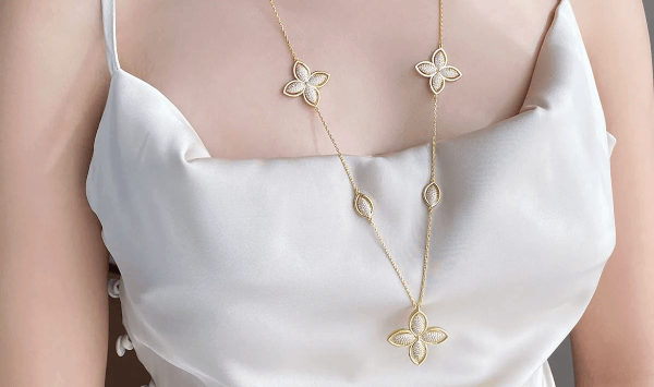 Channa Necklace Earring Set-Mighzal Alarab