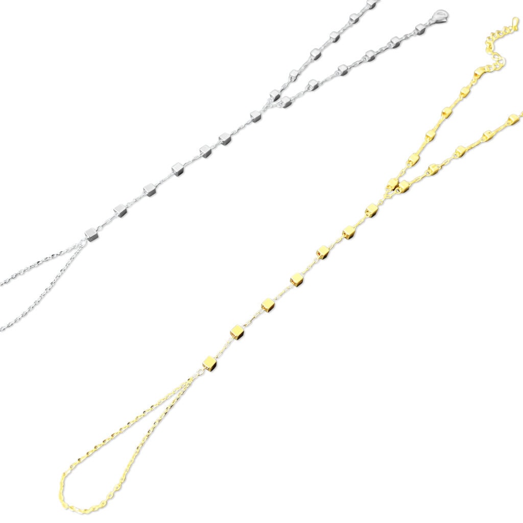 Amerah Hand Chain Bracelet - Silver 